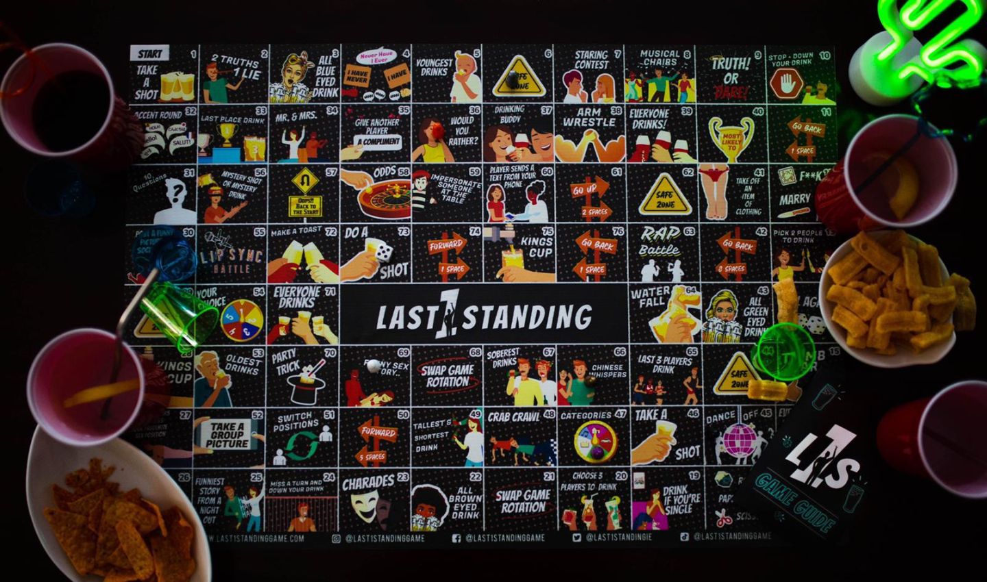 Last1Standing Drinking Board Game - Last1Standing